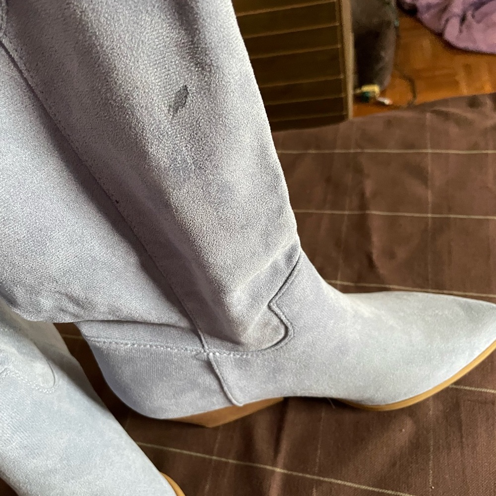 Light blue cowboy boots - Picture 6 of 8
